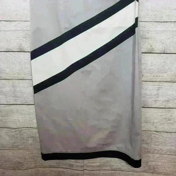 J. Peterman women's black and gray colorblock sheath dress size 4 - Picture 3 of 8